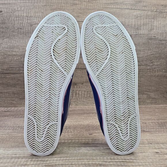 Nike Zoom Stefan Janoski Men's Size 11 Blue Leather Sneakers (559574-981) RARE - Picture 7 of 9